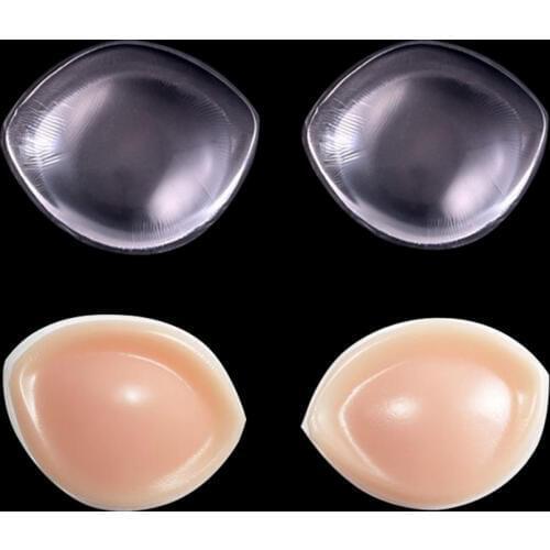 2pcs=1Pair Silicone Bra Gel Pads Inserts Breast Enhancer Push Up Breast Bikini Removable Bra Pads for Women Sexy Invisable Bra