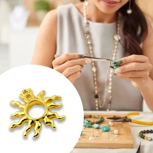 20 PCS Sun Epoxy Frame Jewelry Pendant Key Chain for Birthday Christmas Party Baby Shower Supplies Favor