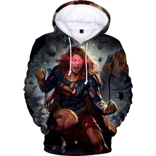 2021 Kara Danvers 3D Hoodies Fashion 3D Anime Kara Zor-EL Hoodie sweatshirts Supergirl(Kara Zor -EL)-Wikipedia Men/women Tops