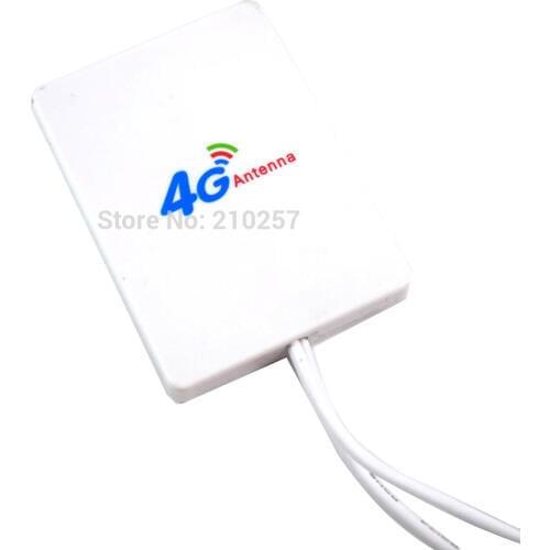 5pcs For huawei 4G LTE Antenna Crc9 Plug Dual Connector 28dbi Gsm Antena 3G Zte Antenne