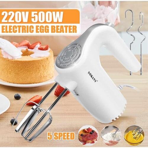 800/500W Electric Hand Mixer Whisk Egg Beater Cake Baking Home Handheld Small Automatic Mini Cream Food Whisk Blenders Kitchen