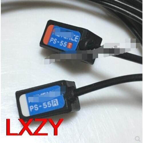 Free Shipping 2pcs/LOT New Japanese Photoelectric sensor PS-55R+PS-55T