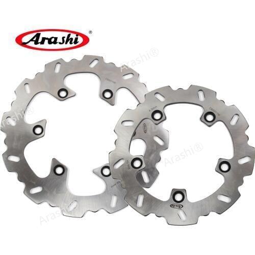 Arashi 1 Set 260 / 210 mm For SUZUKI AN BURGMAN 400 1999 2000 CNC Aluminum Motorcycle Front Rear Brake Discs Disk Rotors
