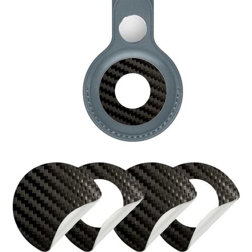 For Apple Airtags Key Finder Carbon Fiber Protective Anti-Scratch Screen Protector For Apple Air Tags Locator Tracker Film