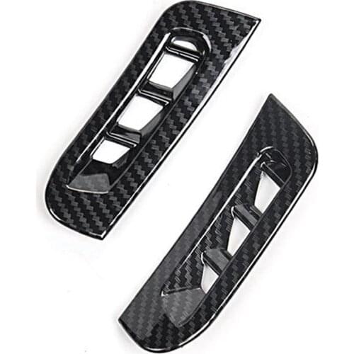 For Jeep Grand Cherokee 11-2020 Carbon Fiber A Pillar Air Outlet Vent Trim Cover Vent Decoration Car Accessories Automotive Good