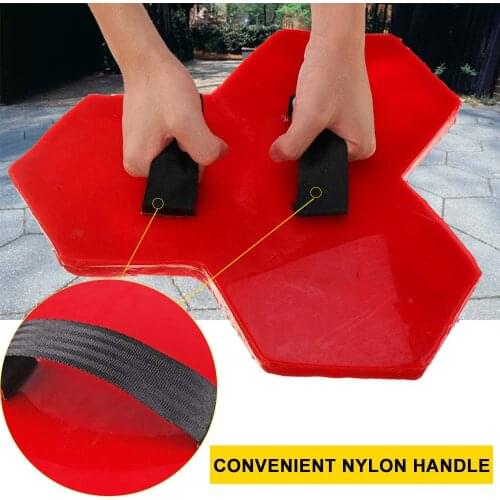 Paving Mold Slate Seamless Texture Polyurethane Stone Stamp Mat Concrete Cement Wall Mat DIY Paving Mold for Home/Garden