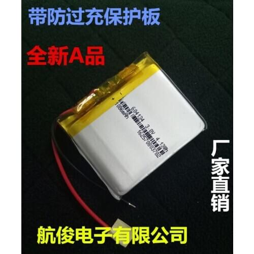 GPS navigator 604134 wireless 604134 Bluetooth speaker 3.7V polymer rechargeable lithium battery 1086mAh