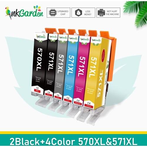 Ink Garden PGI-570xl PGI570 570xl PGI-570 CLI-571 Compatible Ink Cartridge For Canon PIXMA MG5700 TS5055 TS9050 TS9055 Printer