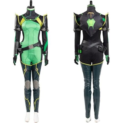 Game Valorant Viper Cosplay Costume Women Jumpsuit Romper Uniform Suit Halloween Carnival Outfits Custom Made