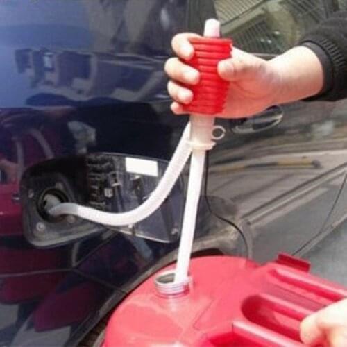 Creative Hand Manual Gas Oil Water Liquid Transfer Pump Siphon Hose for Car Motorcyle Truck Car Liquid Pump PO3