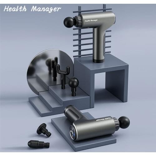 LCD Display Massage Gun Deep Muscle Massager Muscle Pain Body Neck Massage Exercising Relaxation Slimming Shaping Pain Relief