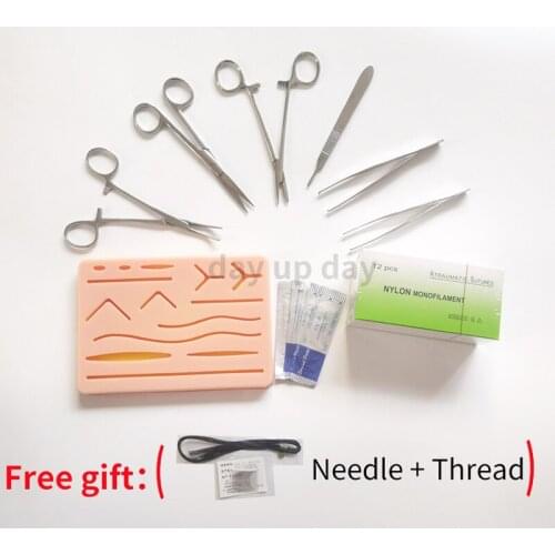 Medicine Suture Practice Kit Pad Surgical Trainer Suturas Quirurgica Suture Material With Needle Teaching Resource s