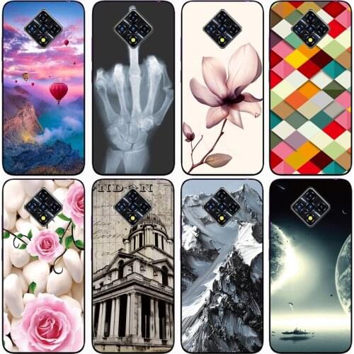 Back Soft Silicone Phone Covers for Infinix Zero 8i Mobile Phone Cases for Infinix Zero 8 X687 Bags