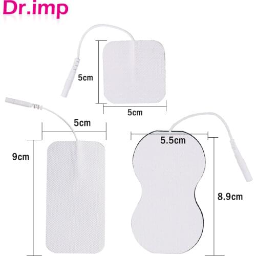10/20pcs Tens EMS Electrode Pads Physiotherapeutic Patches Replacement for Massagers Machine Electronic Physiotherapy Massager