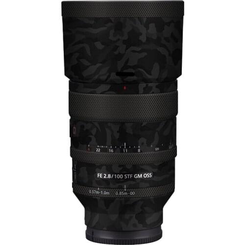 FE100F2.8 STF GM Lens Film SEL100F28GM Premium Decal Skin for Sony FE 100mm F2.8 STF GM (G Master) OSS Lens Wrap Cover Sticker