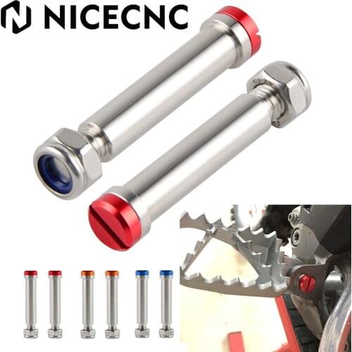 NICECNC Foot Rest Foot Pegs Pins For Beta RR 4T 350 390 400 430 450 480 498 520 525 X Trainer RR 2T 125 250 300 Motard 450 525