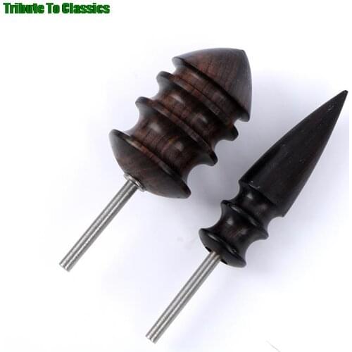 DIY Leather Grinding Tool Electric Polishing Machine Bit Leather craft Edge Arch Groove Slicker Kit Sandalwood Head Burnisher