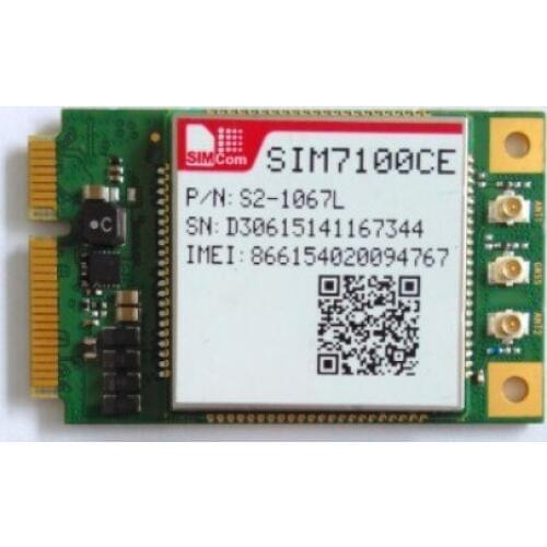 SIM7100CE Mini PCIE Guaranteed 4G 100% New Original TDD-LTE/FDD-LTE/WCDMA Module Distributor In Stock