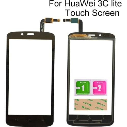 Touch Screen Glass For Huawei Honor 3C Lite Touchscreen Digitizer Panel Glass Lens Sensor Touchpad Tools 3M Glue