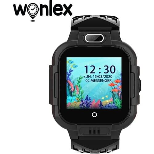 Wonlex KT16 Smart Watches 4G HD Video Phone Watch GPS Anti-lost Location-Tracker Clock Sim-Card Call Baby Waterproof Kids Gifts