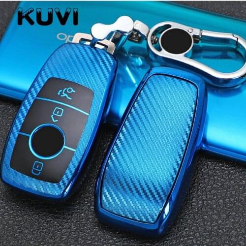 TPU High Style Car Key Cover Case Shell Bag Protective Key Ring For Mercedes Benz 2017 E Class W213 2018 S Class Accessories