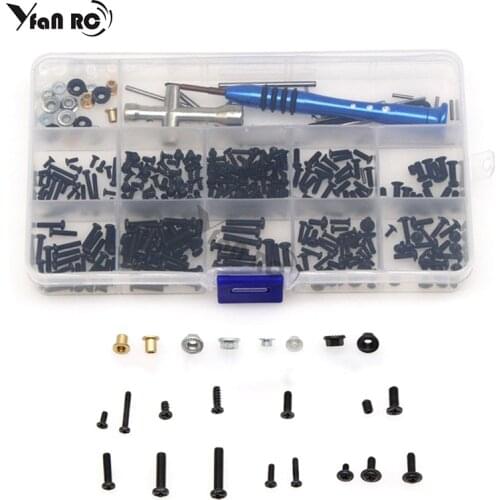 Yfan rc 1 Pcs M2 m2.5 m3 screw fastener kit cross sleeve hex key swing arm pin screws for WLTOYS 144001 1/14 RC car spare parts