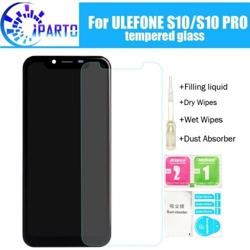 ULEFONE S10 Tempered Glass Protector 100% New Good Quality Premium 9H Screen Protector Accessories for S10 PRO(Not 100% Covered)