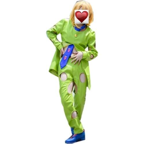 2020 JoJos Bizarre Adventure Golden Wind Pannacotta Fugo Suit Cosplay Costume Halloween Carnival Costumes Full Set Custom Made