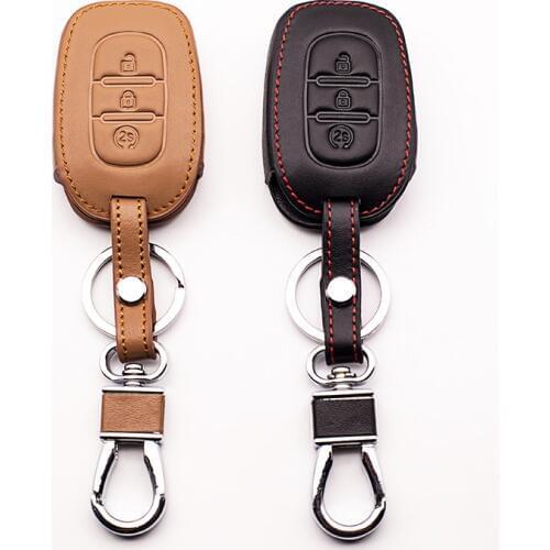 3 Button Remote Key Fob Case Cover For Renault Duster Sandero Captur Logan Clio Laguna Scenic 2016 2017 car keys accessories