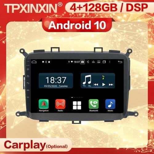 4+128G Carplay 2 Din Android 10 Stereo Receiver For KIA Carens 2013 2014 2015 2016 2017 2018 GPS BT Radio Audio Player Head Unit