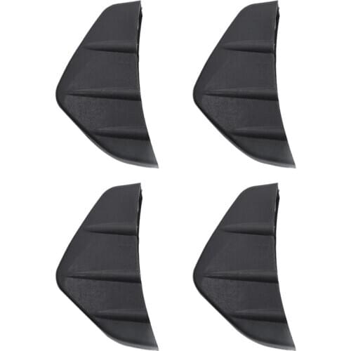 4 Pcs Universal Car Rear Bumper Lip Diffuser Shark Fin Style Car Back Bumper Spoiler Lip Splitter Car-Styling Auto Accessories