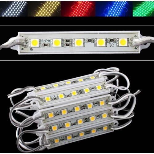 5050 5 LED Module DC12V Waterproof ip65 lighting LED Sign Backlight Modules Advertising Light Box Modules 1000PCS/Lot