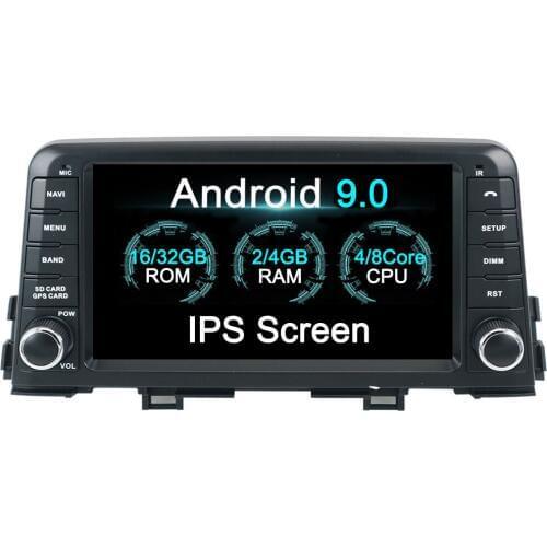 1 Din Android 10 Car No DVD Player GPS Navigation For KIA PICANTO/MORNING 2017 2018 Radio tape recorder Multimedia auto headunit