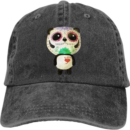 El Dia De Los Muertos Panda Baseball Cap Men Mexican Sugar Skull Funny Caps colors Women Summer Snapback Caps