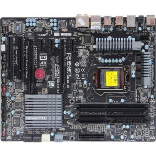 For Gigabyte GA-Z68X-UD3R-B3 Used original desktop Motherboard Z68X-UD3R-B3 Z68 LGA 1155 i3 i5 i7 DDR3 32G SATA3 ATX