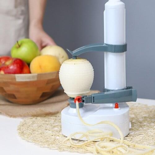Electric Peeler Stainless Steel Apple Fruit Vegetable Peeler Electric Potato Peeler Automatic Multifunction Kitchen Appliance