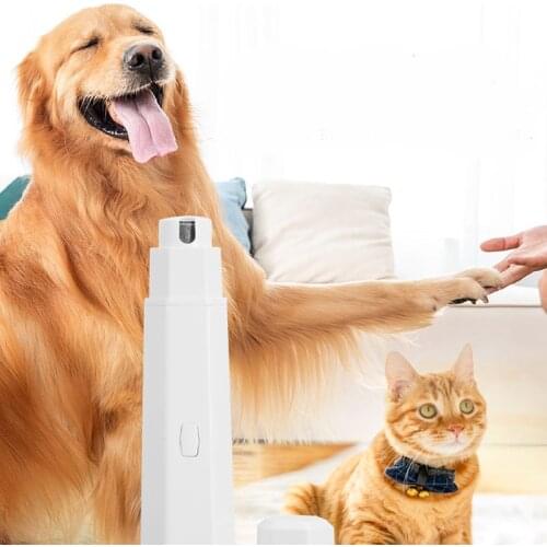 Electric Pet Nail Grinder Polisher Claw Trimmer Nail Clippers Dogs and Cats Cleaning Pet Grooming Gatos Productos Para Mascotas