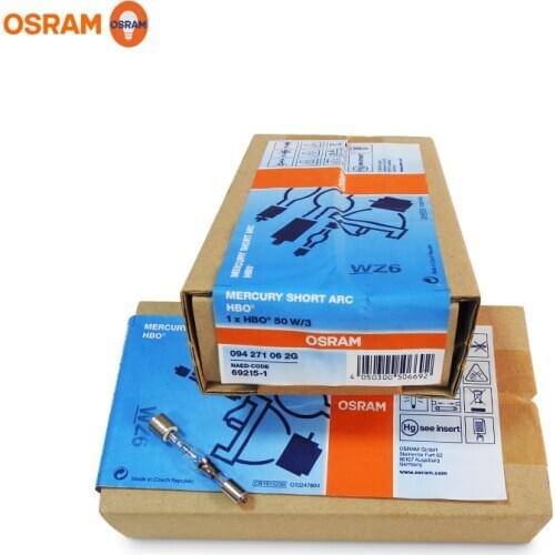 HBO 50W/3,Mercury short arc HBO50W lamp,NAED Code 69215-1,Fluorescence microscope polymerization,HBO50W/3 bulb