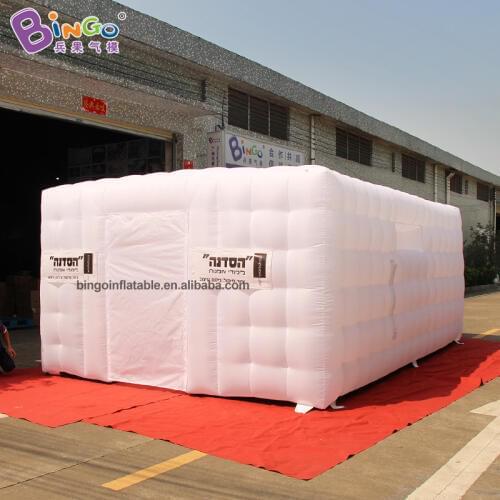 Customized 6X4X2.5 meters inflatable white tent / rectangular inflatable tent with LOGO toy tent