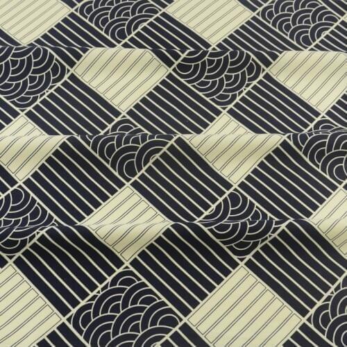 Decoration Tissue Retro Black Cotton Fabric Quilting Home Textile Tecido Bedding Teramila Fabrics Sewing Cloth Craft Patchwork