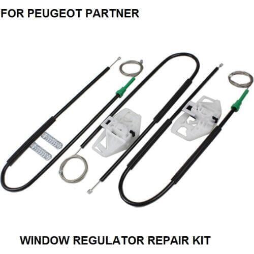 FOR PEUGEOT PARTNER ELECTRIC WINDOW REGULATOR REPAIR KIT 4/5 - DOOR FRONT LEFT-RIGHT 1996-2015