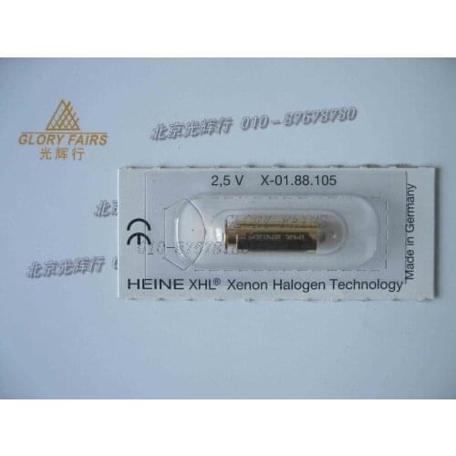 HEINE XHL #105 2.5V lamp,X-001.88.105,xenon halogen technology,Mini 3000 F.O. otoscope,X-01.88.105,Mini3000 bulb