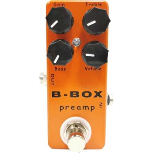 MOSKY B-Box Electric Guitar Preamp Overdrive Effect Pedal True Bypass Full Metal Shell Guitar Parts Accessories Overdrive Pedal