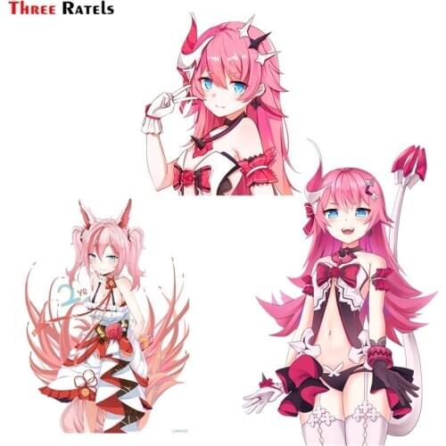 Three Ratels FC928 Rozaliya Olenyeva honkai impact 3rd car windshield sticker notebook decal