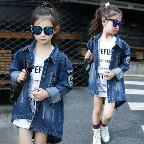 2021 spring new girls in the big children trend fashion casual sequins letters in the big childrens