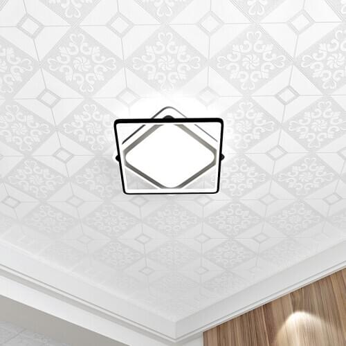 3D Stereoscopic Relief White Imitation Plaster Ceiling Home Decor Wallpaper Modern Bedroom Living Room Non-woven Wallpaper Roll