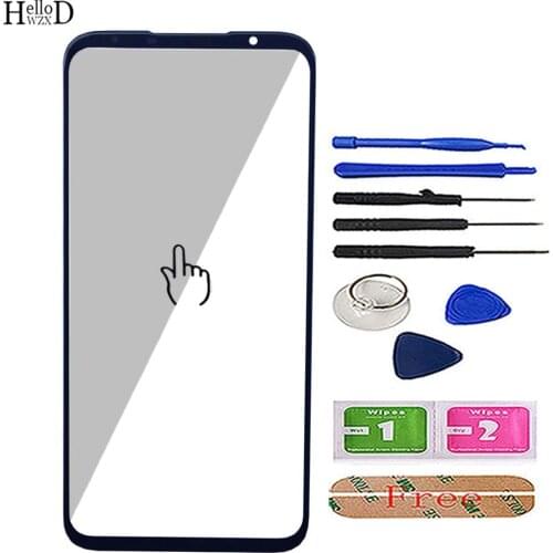 6.2'' Mobile Front Glass For Meizu 16S ( No Touch Screen Digitizer Panel ) Front Outer Glass LCD Display Tools