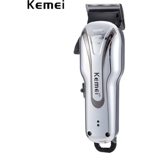 110-240V kemei rechargeable hair clipper hair shaving machine professional hair trimmer hair cutting beard electric razor barber