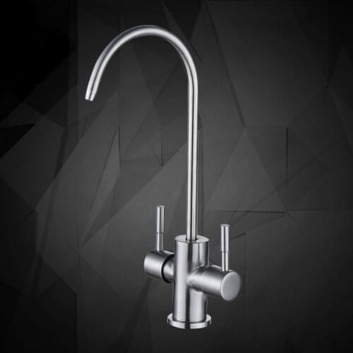 Straight Drinking Water Faucet Household Kitchen Water Purifier Accessories 304 Stainless Steel Pure Water Faucet Kitchen Faucet