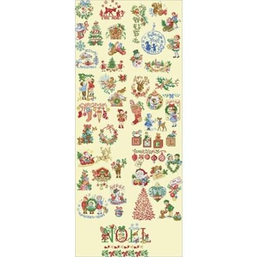 Christmas small figure patterns Counted Cross Stitch 11CT 14CT DIYChinese Cross Stitch Kits Embroidery